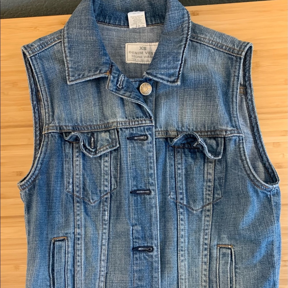Jew Crew Denim Vest